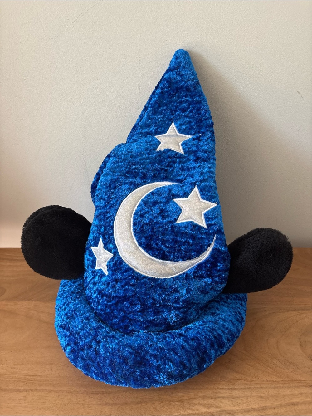 Disney Parks Mickey Sorcerer Hat Fantasia Wizard Plush Ears Adult One Size